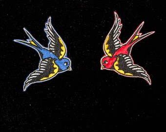 SWALLOW / RONDINE Sailor jerry Iron Patch