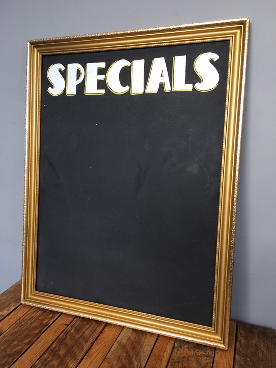 Specials Board Framed Blackboard Chalkboard Cafe Bar Etsy
