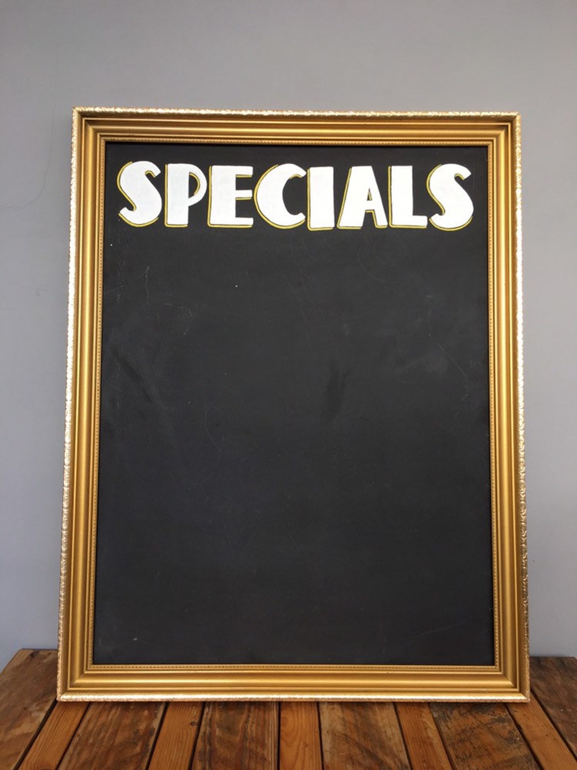 Specials Board Framed Blackboard Chalkboard Cafe Bar Etsy