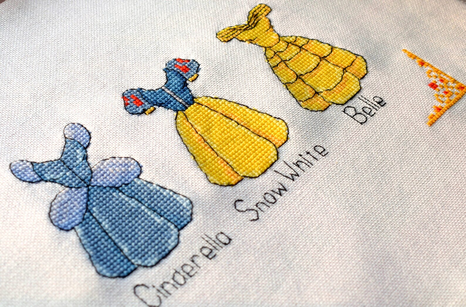ALL DRESSES Disney cross stitch pattern Disney princesses Etsy