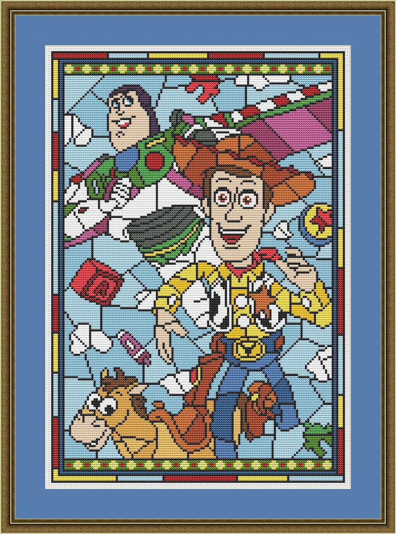 Disney cross stitch pattern SG020 Toy story Etsy