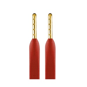 Red Shoelaces Made From Eco Leather With Matte Finish & Gold tips - Durable, Luxurious, Stylish Shoe Accessory, Great Fashion Gift Idea