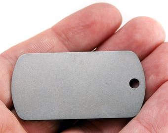 Personalized Titanium Badge: Hypoallergenic, Strong, Lightweight, and Customizable