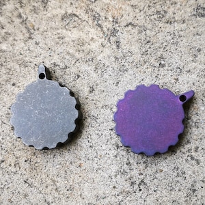 Thick Titanium Tag: Engraved Military/Pet/Medical Badge