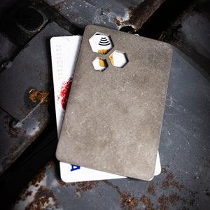 Titanium RFID-blokkeerkaart van Calti, edc, elke dag dragen, titanium edc, tactische edc, rfid-bescherming, bisiness-kaart, multitool