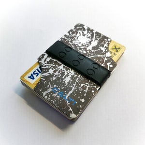 Individuell eloxierter Calti Titanium Minimalist Wallet Kartenhalter, für Männer und Frauen, RFID Blocking, Geschenkbox, schlankes Design für 1-10 Karten und Bargeld