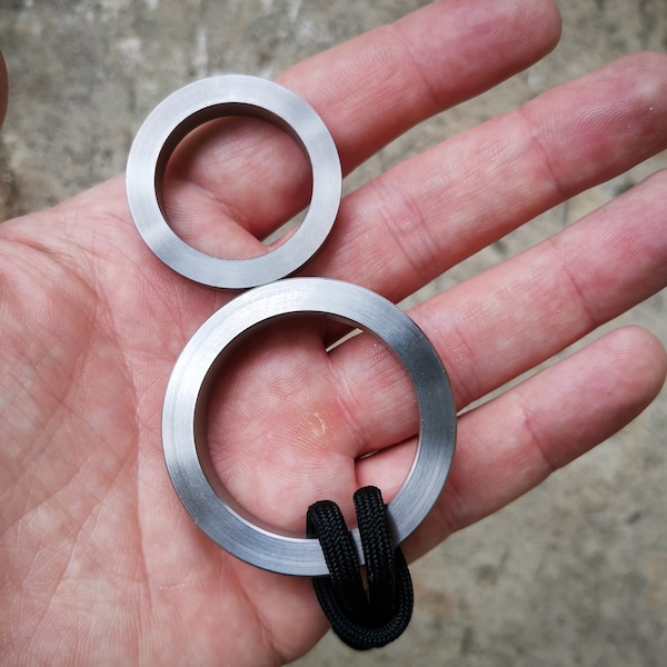 Titanium Keychain Ring, EDC Key Ring, Calti, Strong Lightweight Accessory