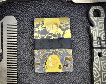 Titanium Minimalist Wallet: RFID Blocking Cardholder, Slim Design