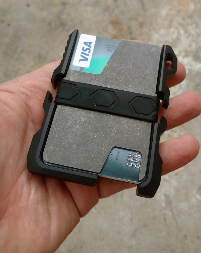 Tactical EDC Minimalist Slim Wallet by CALTI RFID Protect Etsy