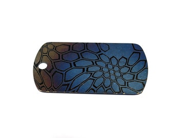 Engraved Titanium Tag: Hypoallergenic Military, Pet, Medical ID