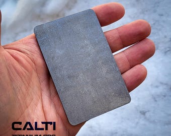 Tarjeta de bloqueo RFID de titanio, EDC: para uso diario, protección de datos de titanio, personalizable para negocios.