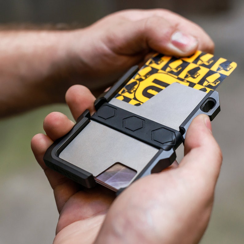 Tactical EDC Minimalist Slim Wallet by CALTI RFID Protect Etsy