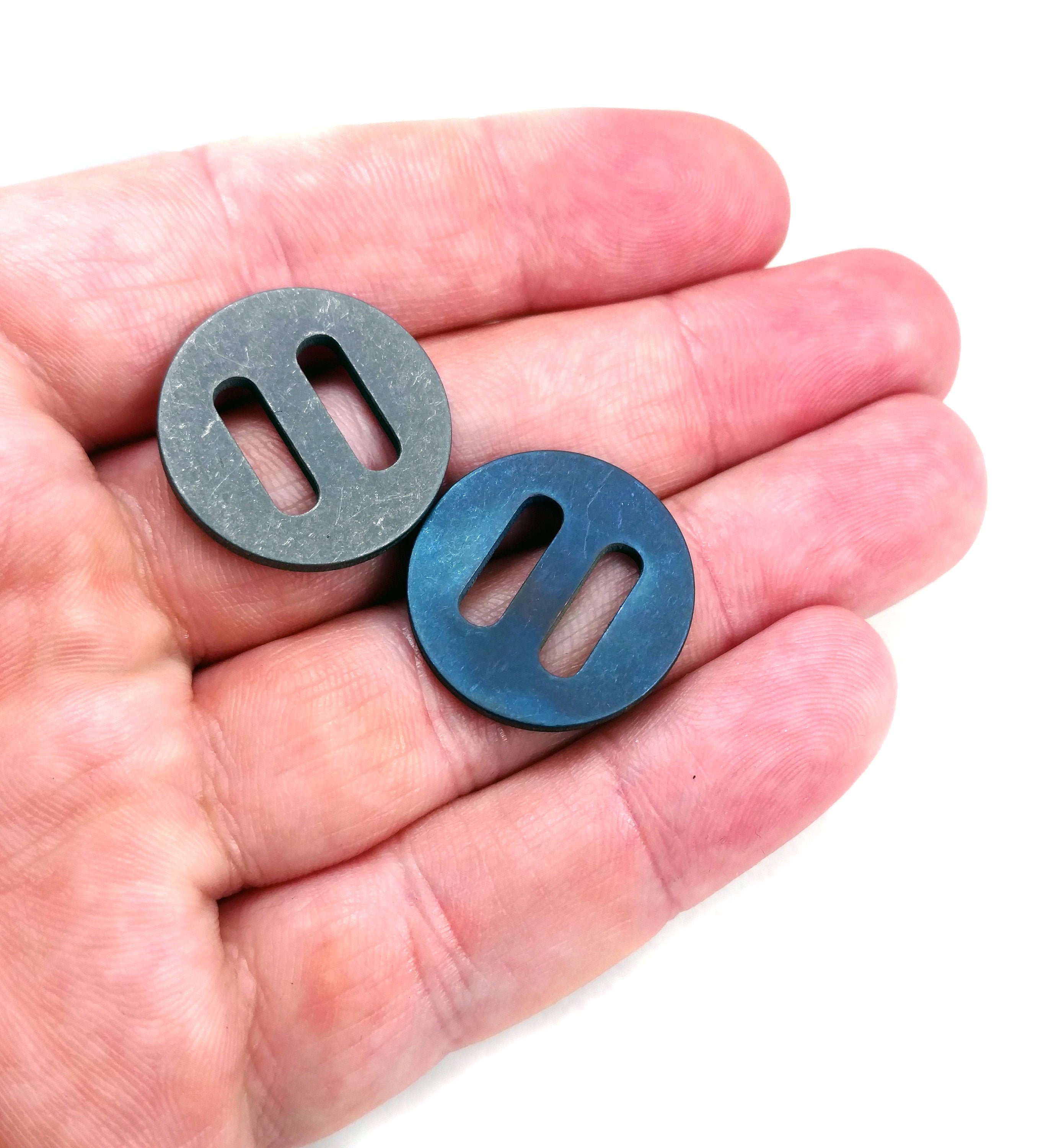 Metal Buttons Shirt Button EDC dressmaking supplies 10 Titanium Custom