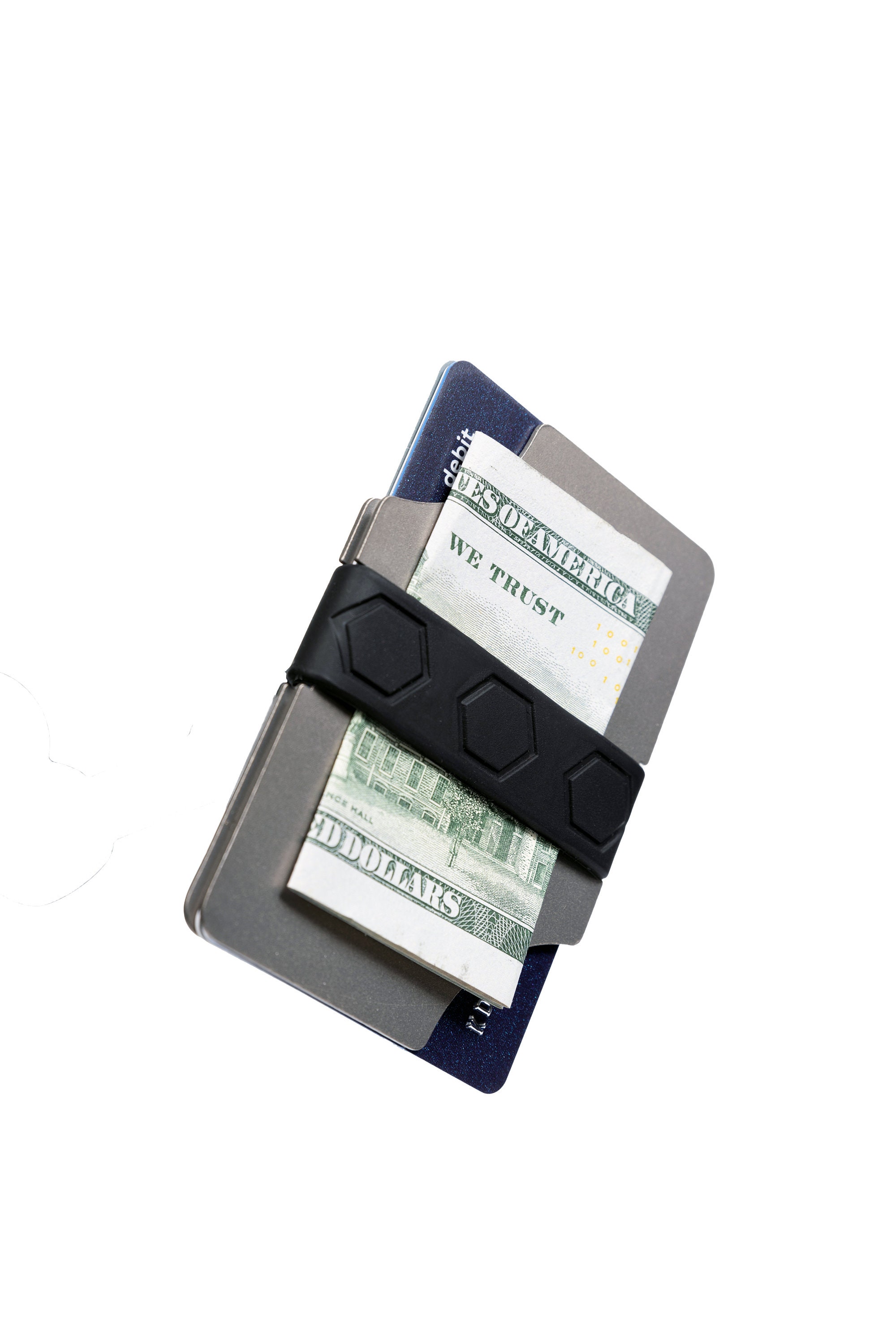 Calti - Titanium Minimalist Wallet Cardholder, for Men and Calti - Titanium Minimalist Wallet Cardholder, for Men and