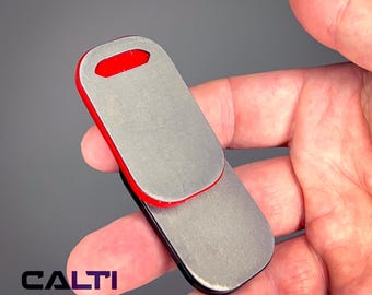 Titanium Magnetic Haptic Fidget Slider - Stress Relief EDC Tool