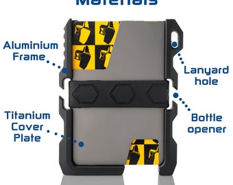 VULKIT Portafoglio Uoo Piccolo Sottile RFID/NFC Blocco Porta Carte di VULKIT Portafoglio Uoo Piccolo Sottile RFID/NFC Blocco Porta Carte di