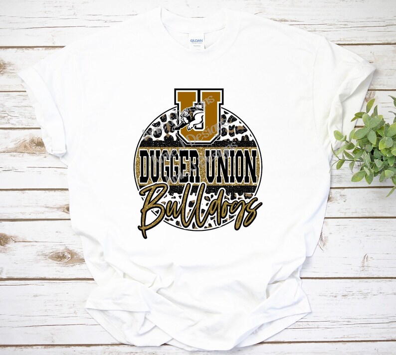 Dugger Union Bulldogs Mascot Version Glitter Indiana PNG Etsy