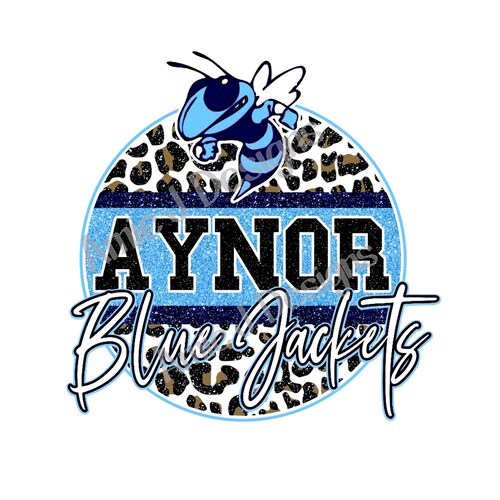 Aynor Blue Jackets Jagged Mascot South Carolina PNG Etsy