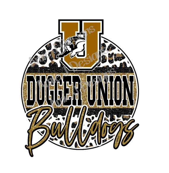 Dugger Union Bulldogs Mascot Version Glitter Indiana PNG Etsy