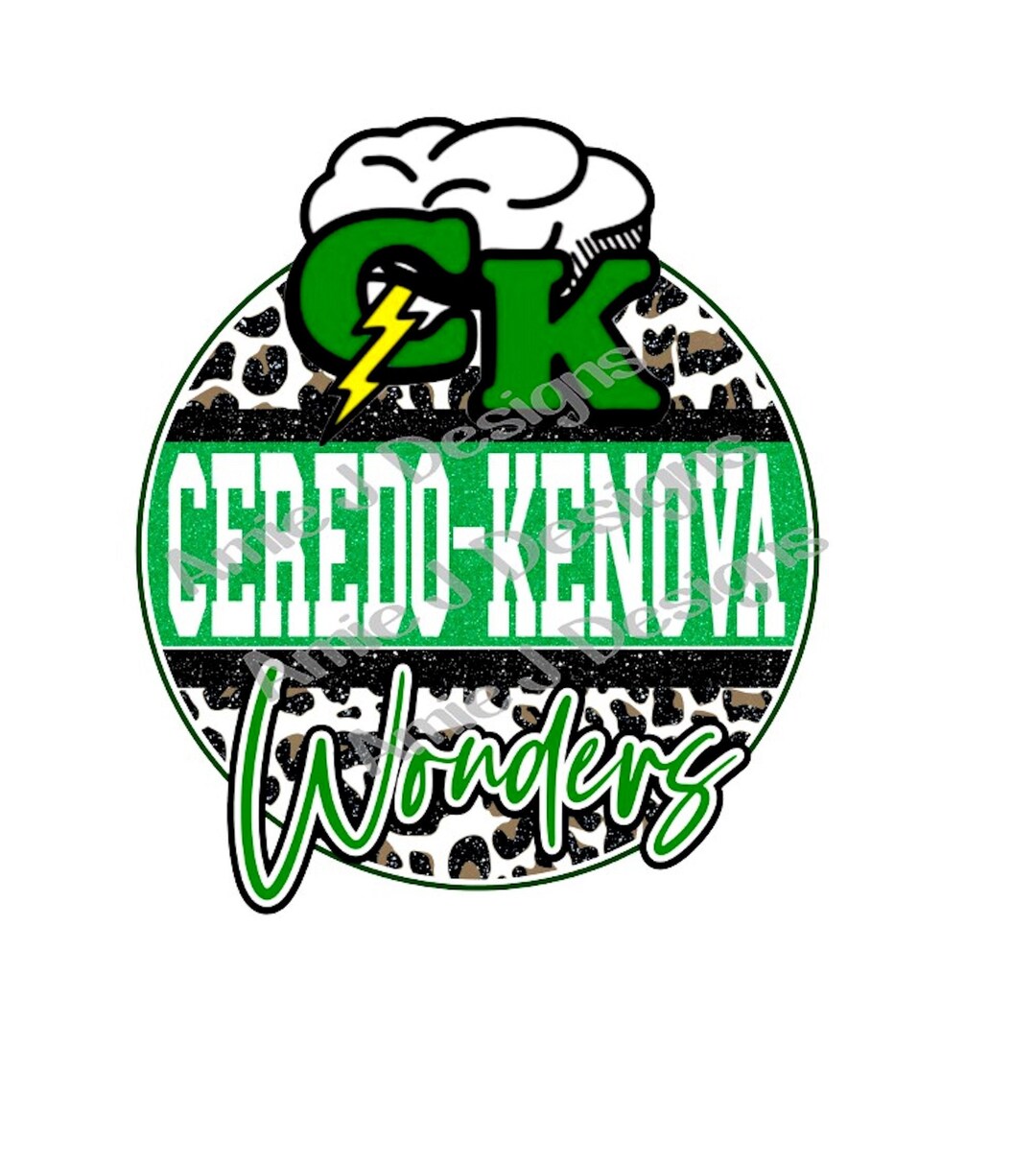 Ceredo Kenova Wonders Mascot Version Glitter West Virginia PNG