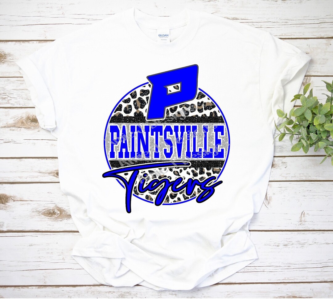 Paintsville Tigers Mascot Version Glitter Circle Kentucky PNG Etsy
