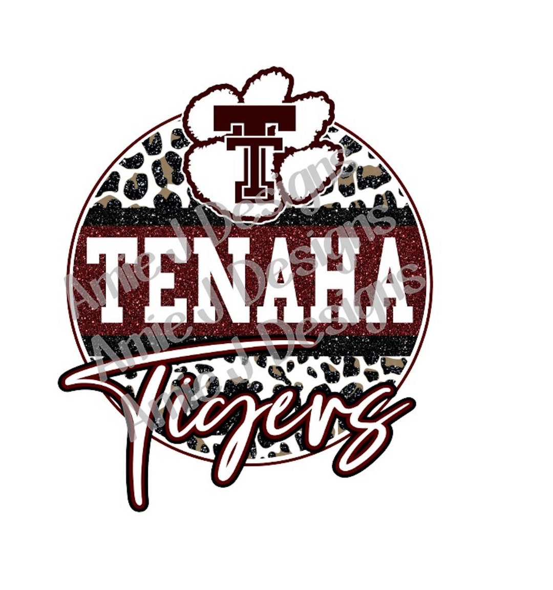 Tenaha Tigers Mascot Version Glitter Texas PNG Sublimation Etsy