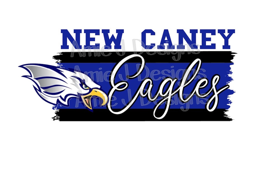 New Caney Eagles Jagged Mascot Texas PNG Sublimation Design Etsy