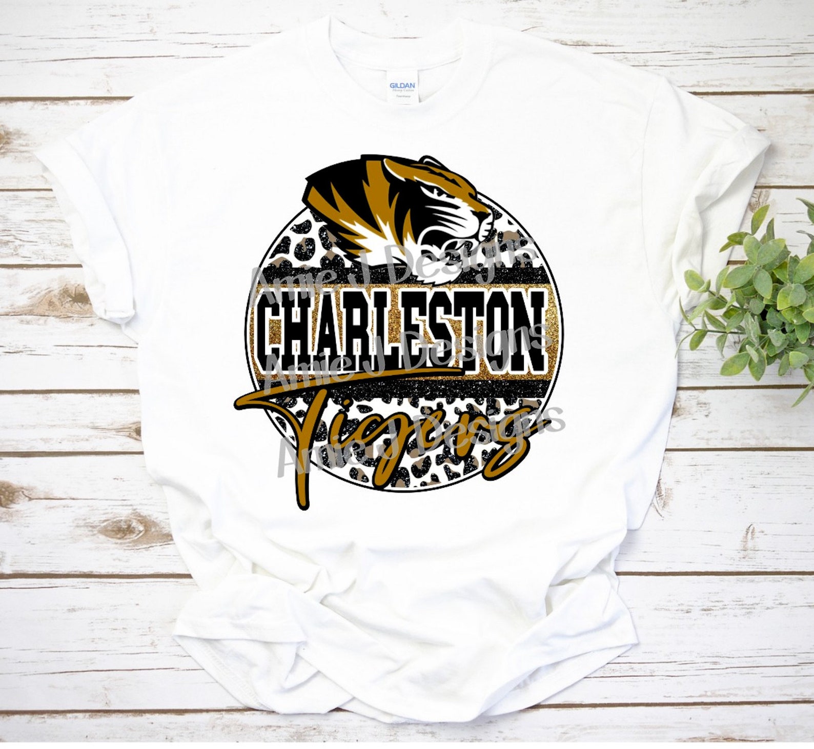Charleston Tigers Mascot Version Glitter Arkansas PNG Etsy