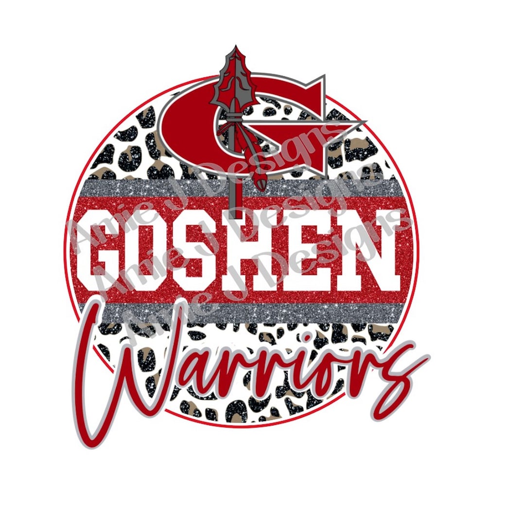 Goshen Warriors Ohio Mascot Version Glitter PNG Sublimation Etsy
