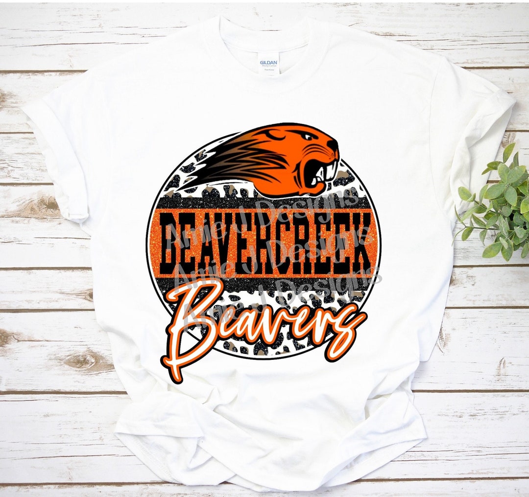 Beavercreek Beavers Ohio Mascot Version Glitter PNG Etsy Polska