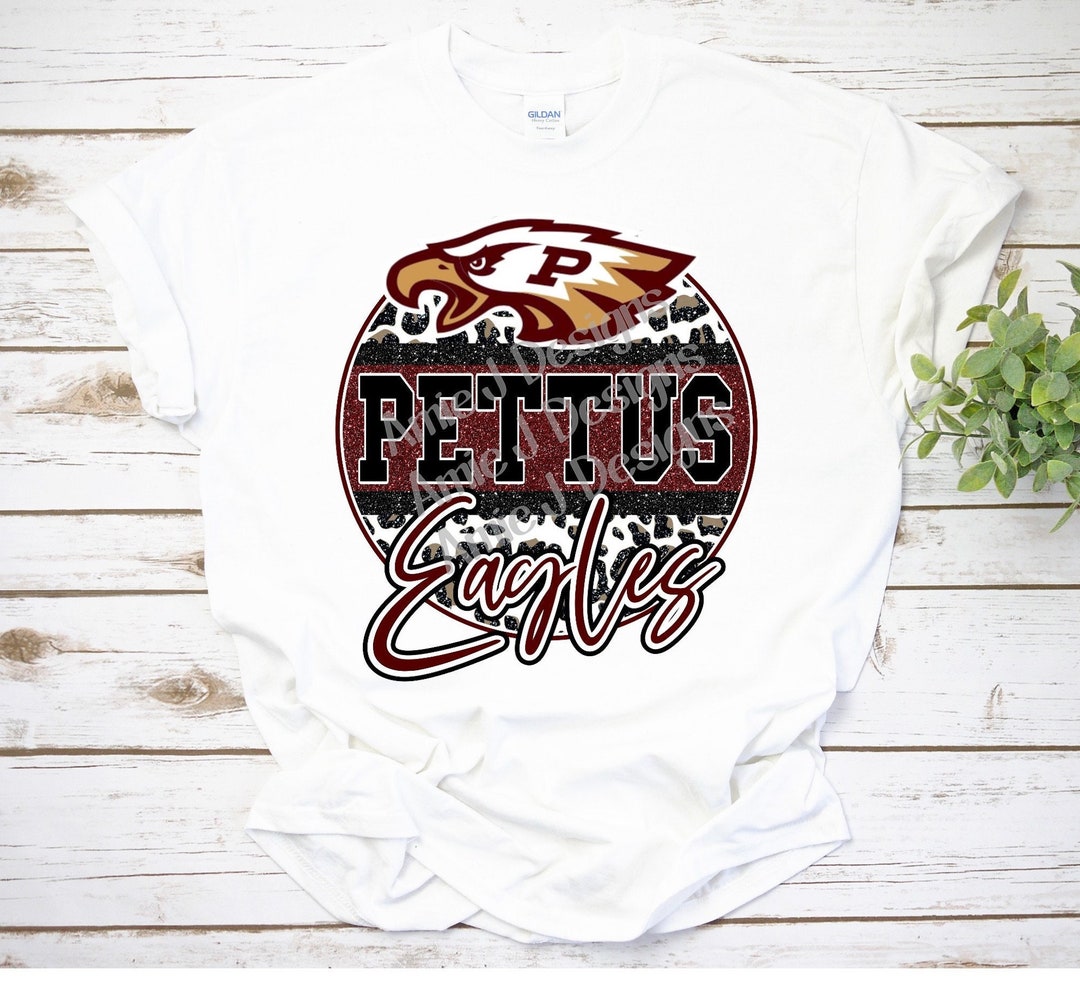 Pettus Eagles Mascot Version Glitter Texas PNG Sublimation Etsy