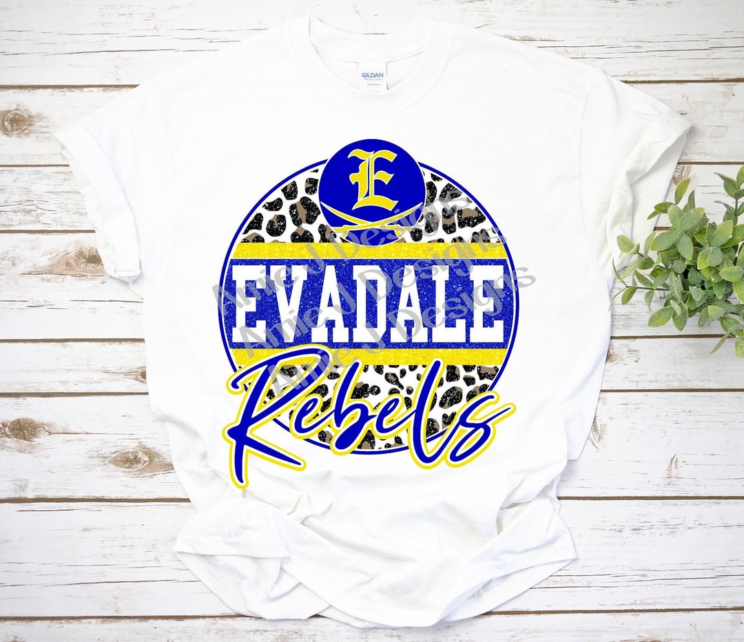 Evadale Rebels Mascot Version Glitter Texas PNG Sublimation Etsy