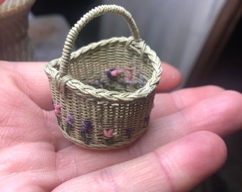 Basket with flowers