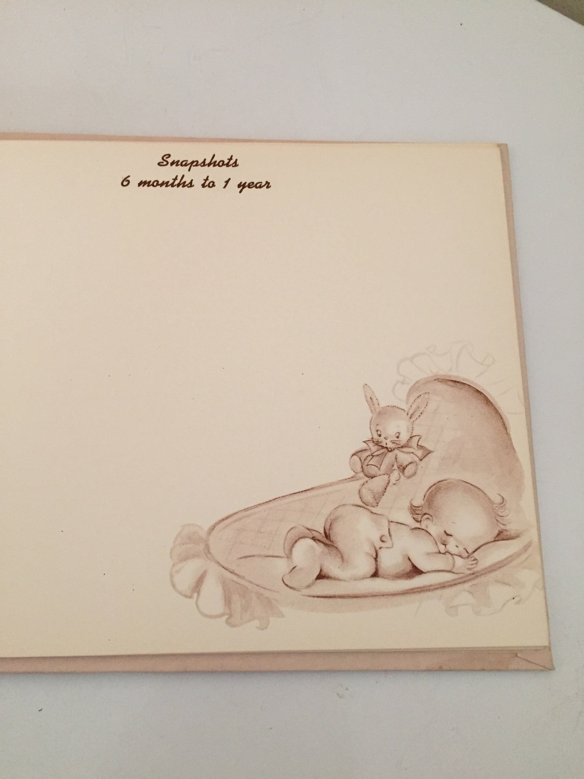 Vintage Baby Book Baby Album 1950's Baby Book Photolog Etsy