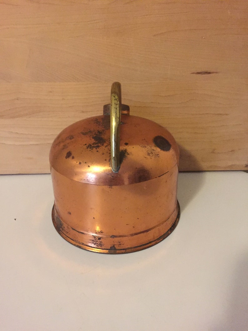 rustic copper teapot Vintage copper and brass teapot copper kitchen, coffee pot copper coffee kettle farmhouse kettle