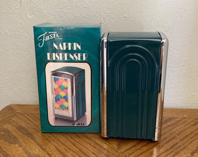 Fiestaware Napkin Holder, Juniper Fiesta Ware, Genuine Fiesta