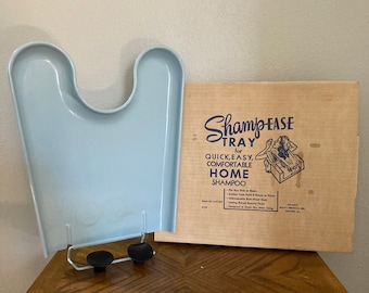 vintage shampoo tray, Shampease tray, enamel shampoo tray