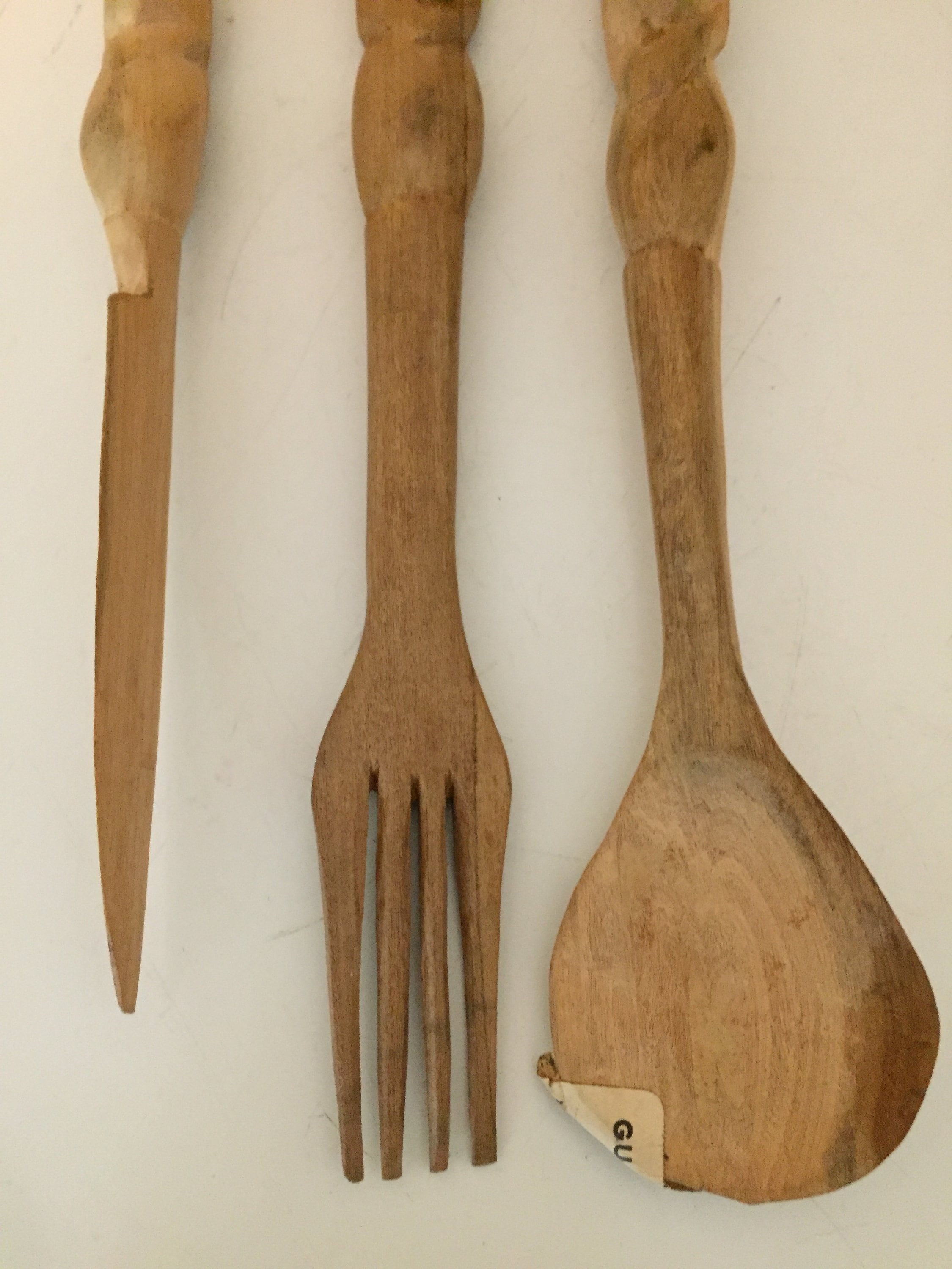 Wooden Tribal Art Utensils Made in Kenya Hand Carved Wooden Etsy UK