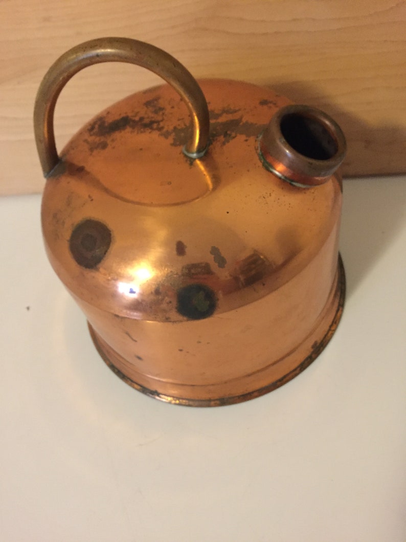 rustic copper teapot Vintage copper and brass teapot copper kitchen, coffee pot copper coffee kettle farmhouse kettle