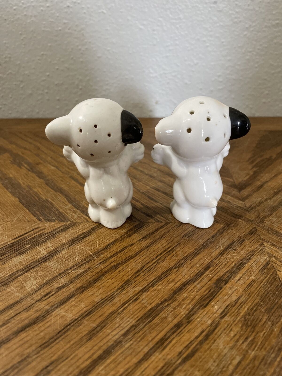 Vintage Bonzo Dog Ceramic Salt & Pepper Shakers - 1940s Japan - Etsy