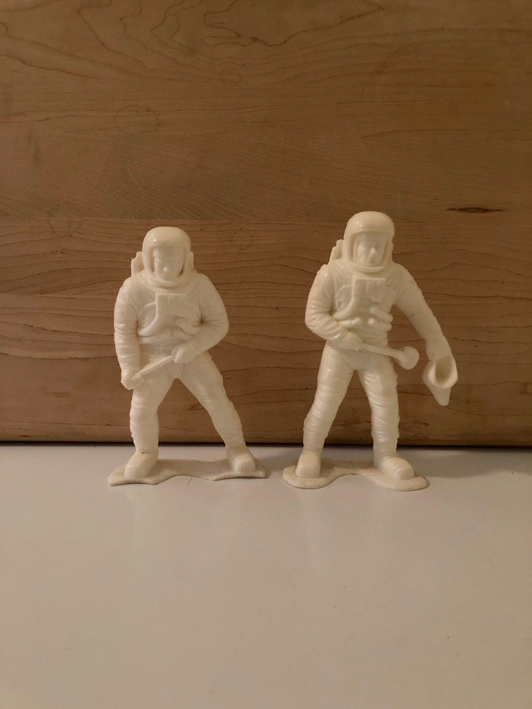 Vintage Louis Marx Astronaut Figure 1970 Spacemen Set of 2 Etsy