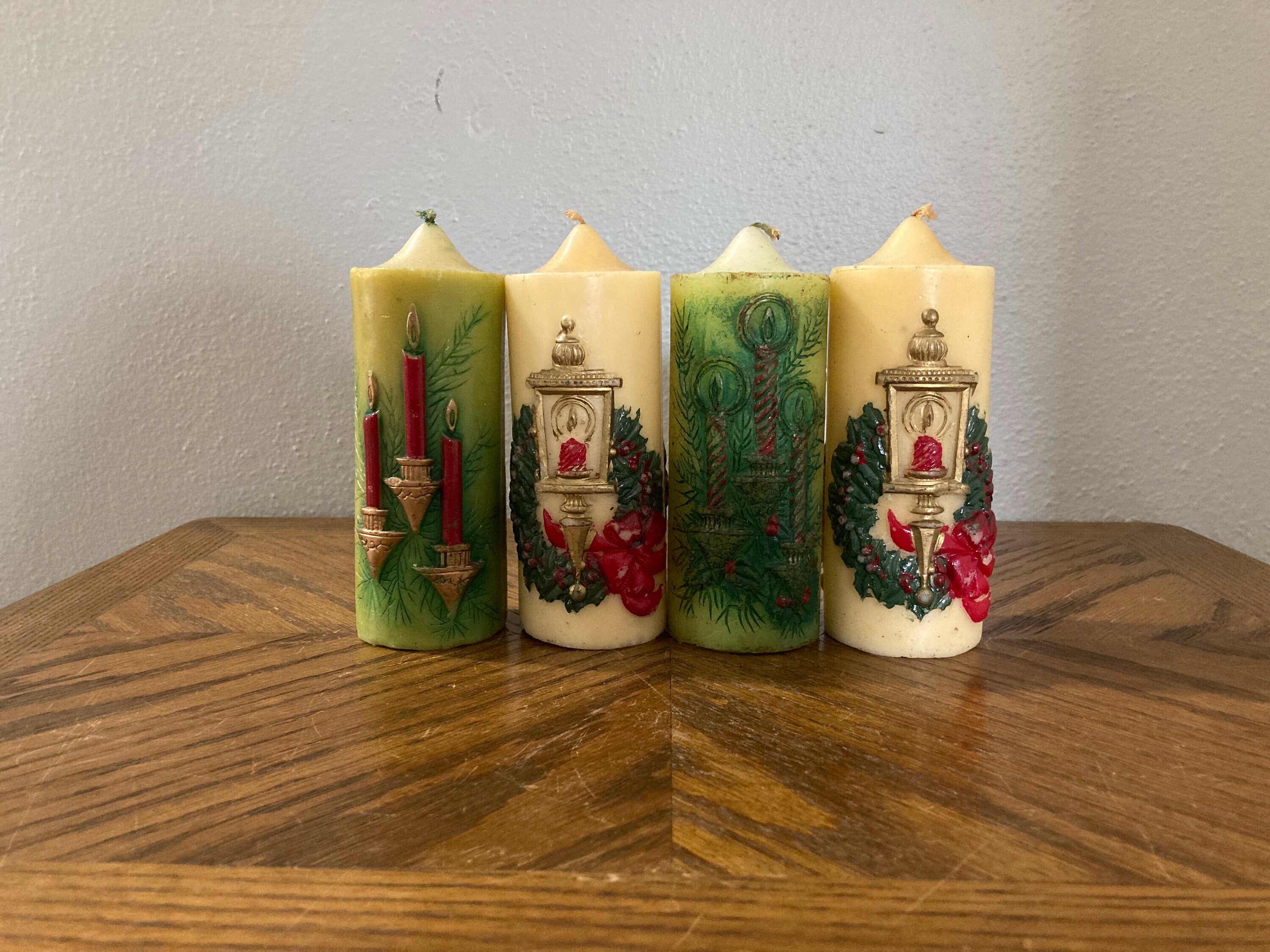 Old Christmas Candles