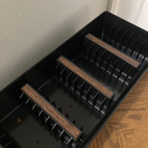 Support de cassette en plastique vintage : plateau de rangement de 36 rubans