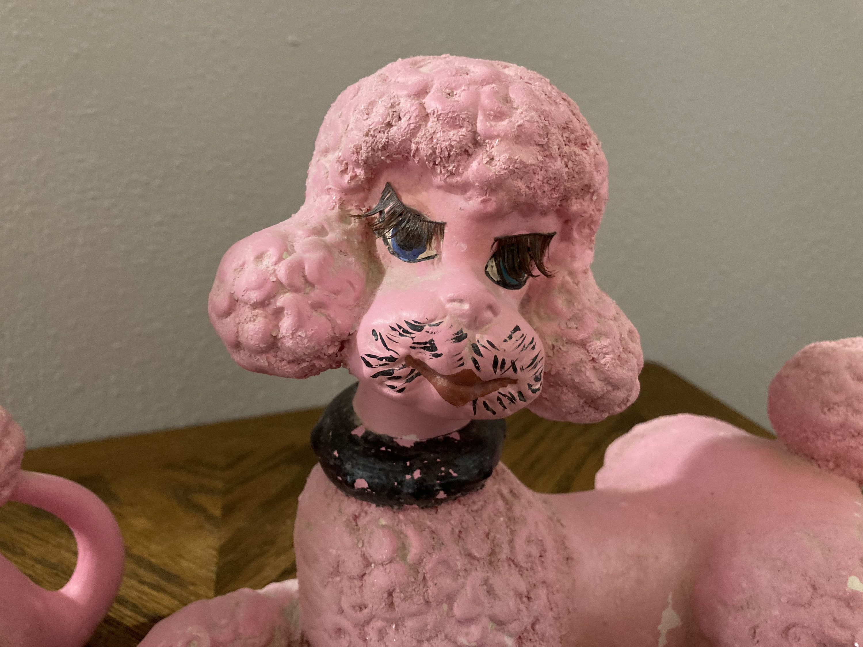 poodle置物　ピンクプードル フィギュア 14体セット　ビンテージプードル Pink poodle statue - Etsy 日本