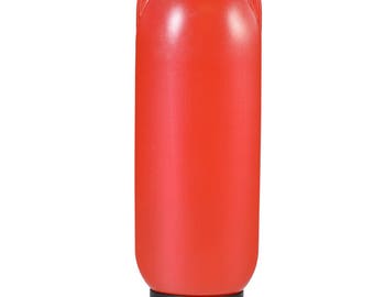 6 oz Red Tottle Bottle w/Flip Cap (24); Reusable, dyi, Lotion, Body Wash, Shower Gel, Sunscreen