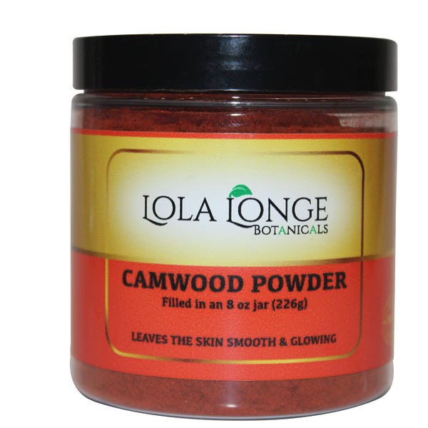 African Red Sandalwood Powder, Camwood Powder (osun) 8oz jar 100% Unrefined which is used as a face moisturizer and helps with acne.