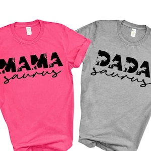 Mamasaurus T-Shirt: Family Dinosaur Matching Shirts