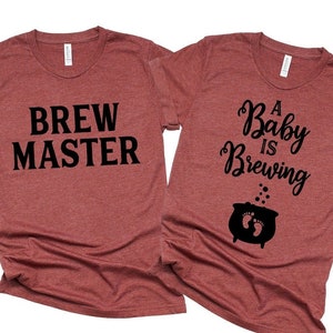 baby brewing halloween pregnancy shirt, halloween maternity shirt, halloween pregnancy announcement shirt, halloween pregnancy shirt