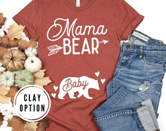 mama bear baby bear shirt, pregnancy announcement shirt, funny pregnancy shirt, ways to announce pregnancy