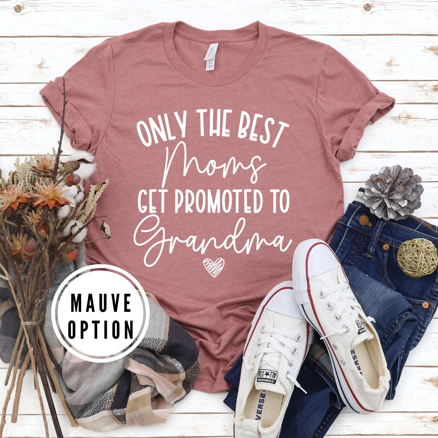 the best moms get promoted to grandma shirt